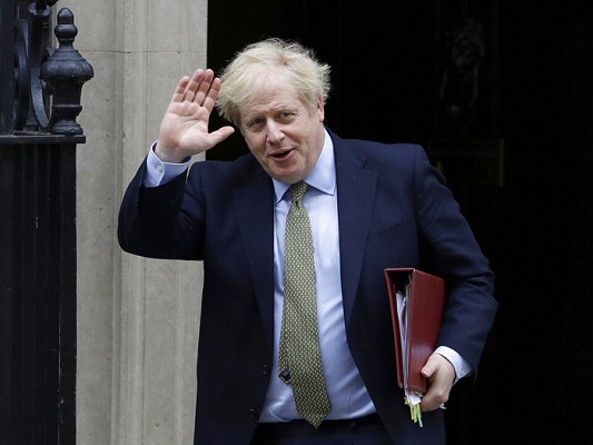 英国首相约翰逊确诊感染新冠病毒
