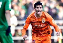 效力山东鲁能的费兰尼确诊新型肺炎