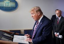 特朗普稱不值得花時間舉行防疫記招 責傳媒報道假新聞