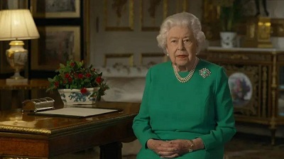 英女王发表电视演讲：英国必胜！Queen:’We will succeed’ in fight against virus