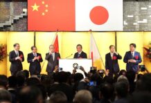 中日首脑互致贺电 致意正常化50周年