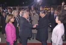 習近平抵達布達佩斯 匈牙利總理歐爾班到機場迎接