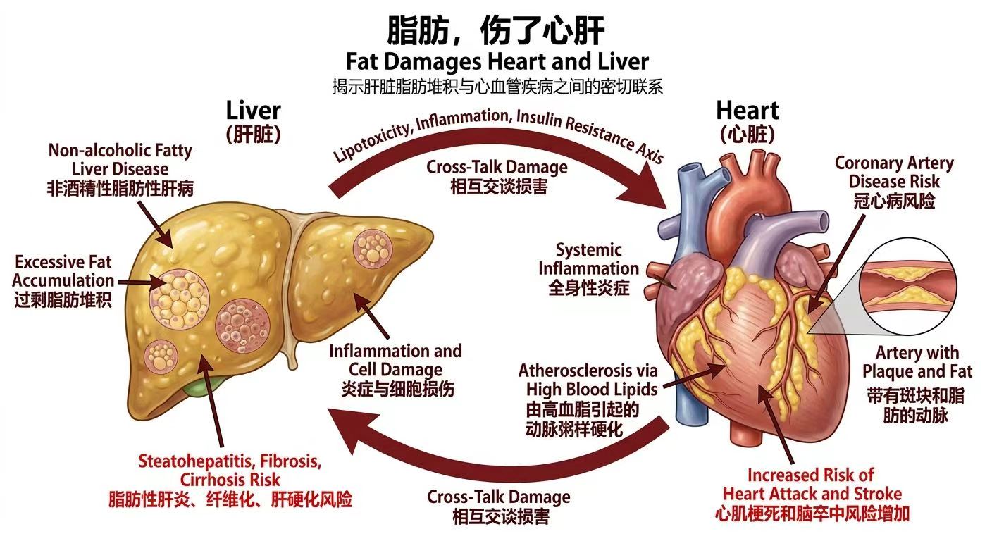 你的脂肪，傷了心肝