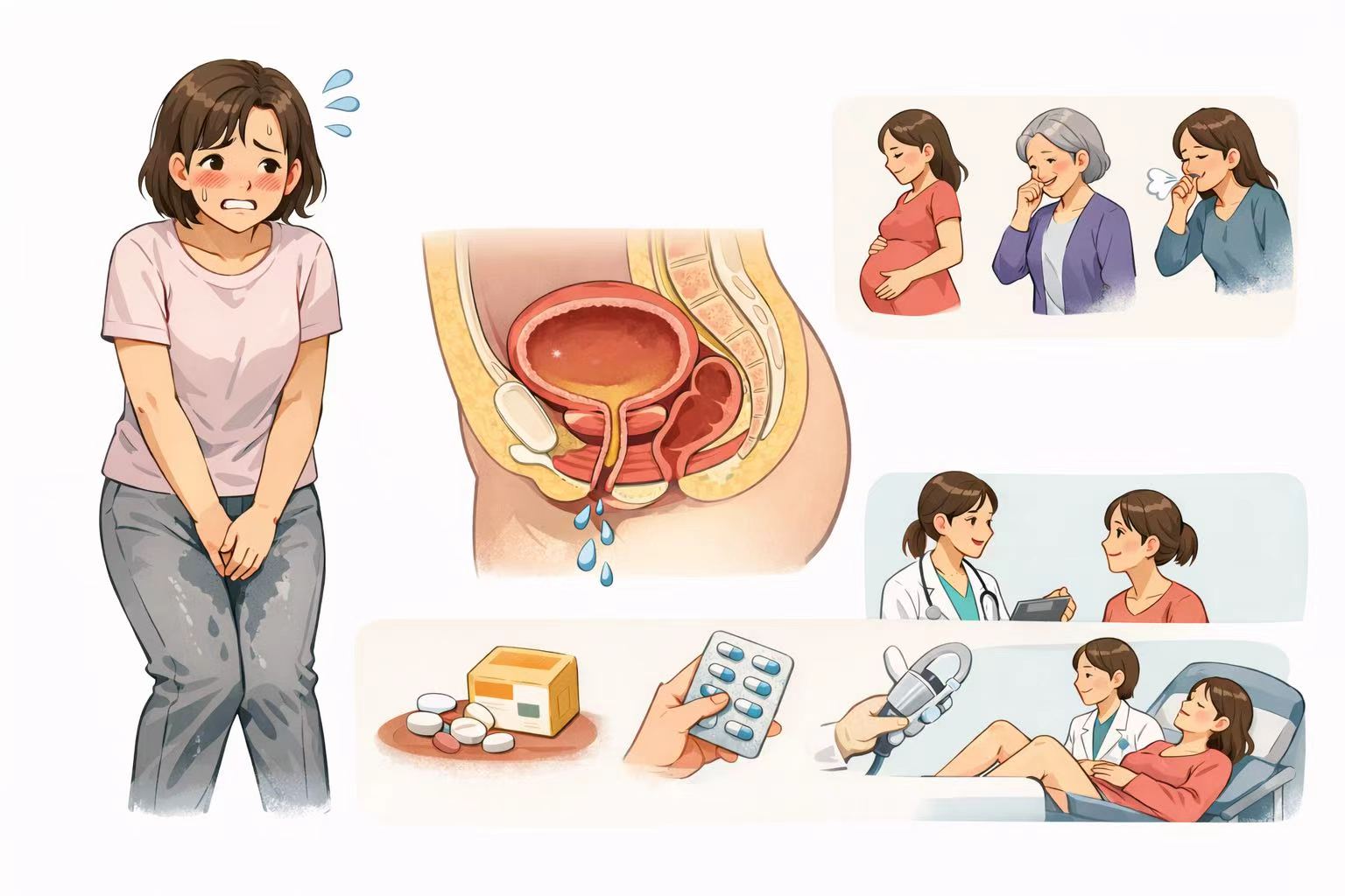 尿失禁：說不出口的女性之苦